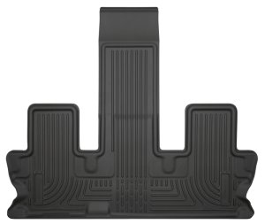 Toyota Highlander Floor Mat - Rear - Husky Liners - WeatherBeater - Black - `14-`27 Toyota Highlander Floor Mat - Rear - Husky Liners - WeatherBeater - Black - `14-`27
